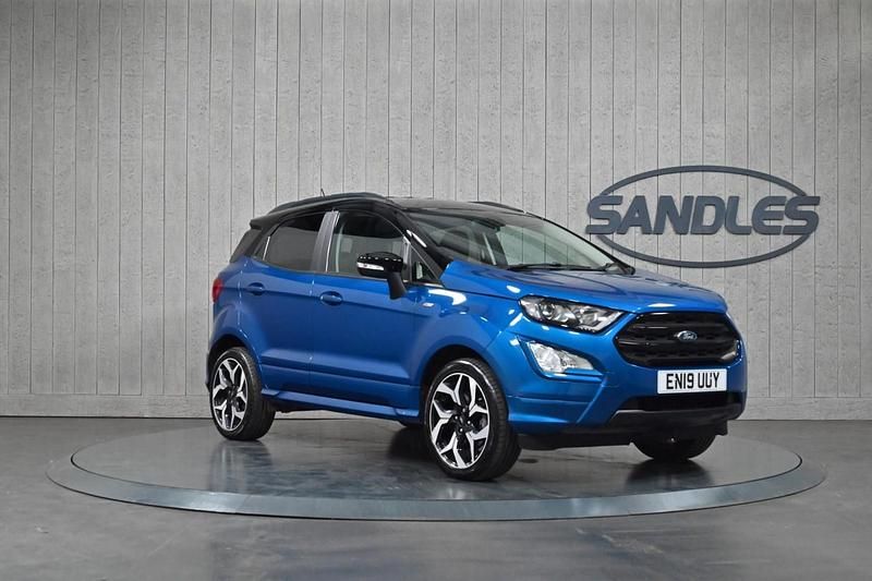 Blue Used 2019 Ford Ecosport ST-Line SUV | £9,299 (Fair price) - Image 1/4