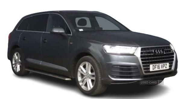 Grey Used 2016 Audi Q7 S-Line SUV | £23,950 (Fair price) - Image 1/3