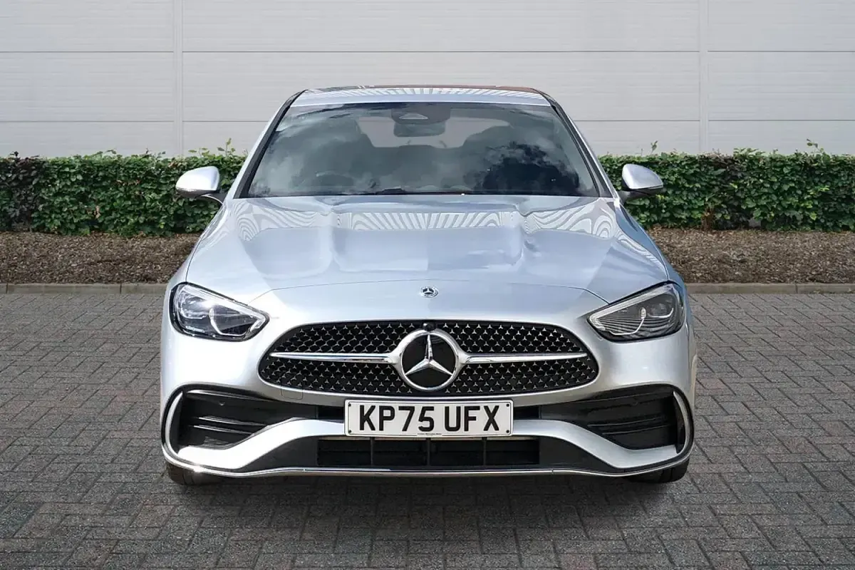Used Mercedes C200 AMG line 204 HP (150 kW) 2025 Silver Sedan