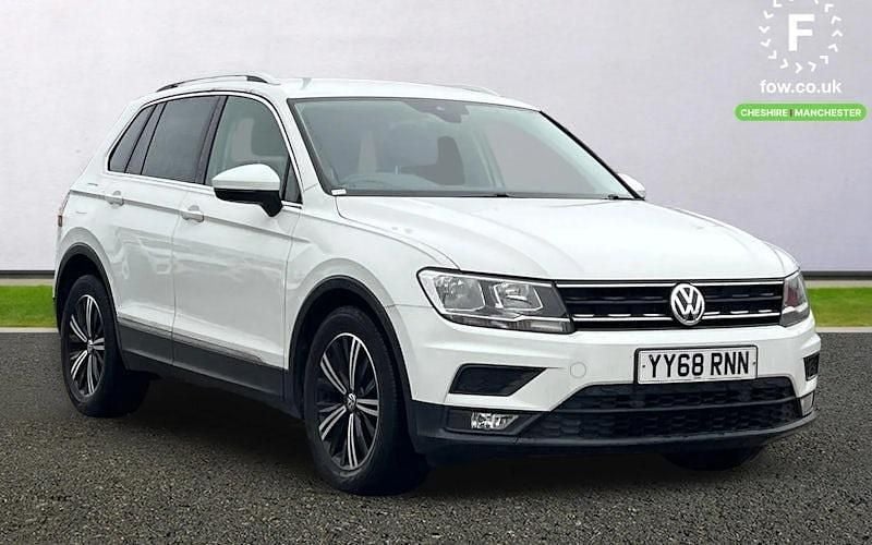 Used VW Tiguan SE 125 HP (91 kW) 2019 White SUV