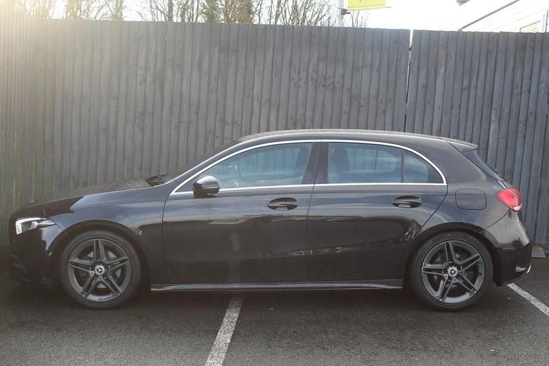 Used Mercedes A200 AMG line 2018 Black Hatchback