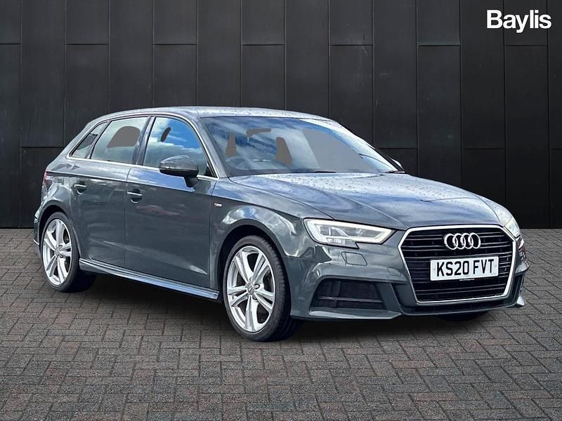 Grey Used 2020 Audi A3 S-Line Hatchback | £19,995 (Fair price) - Image 1/3