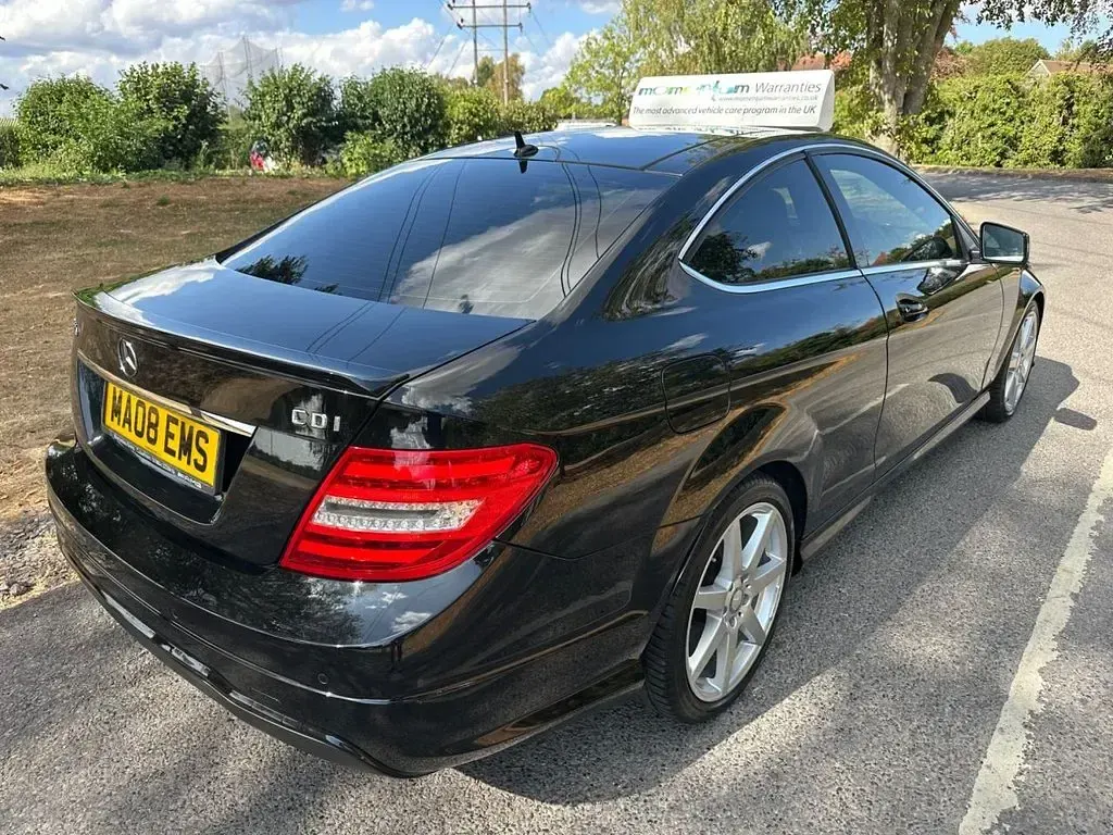 Used Mercedes C220 Sport Edition 170 HP (125 kW) 2014 Black Coupe