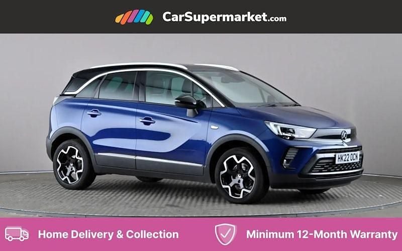 Blue Used 2022 Vauxhall Crossland Ultimate SUV | £13,097 (Fair price) - Image 1/4