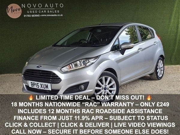 Silver Used 2015 Ford Fiesta Titanium Hatchback | £4,290 (Fair price) - Image 1/1