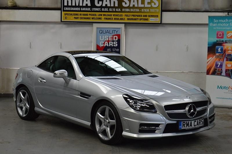 Used Mercedes SLK250 AMG 2014 Silver Cabriolet