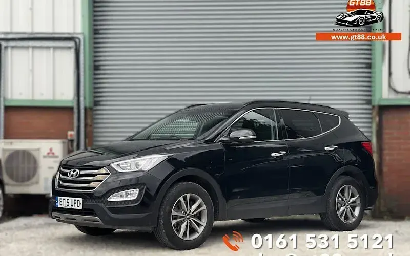 Used Hyundai Santa Fe Premium 197 HP (144 kW) 2015 Black SUV