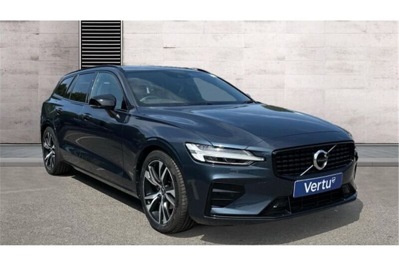 Blue Used 2021 Volvo V60 R-Design Estate | £23,252 (Fair price) - Image 1/4