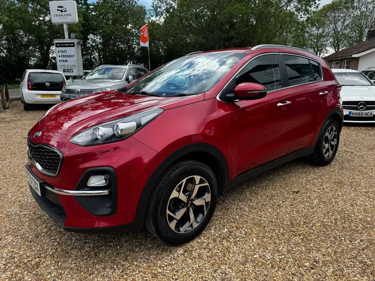Used Kia Sportage 177 HP (130 kW) 2021 Red SUV