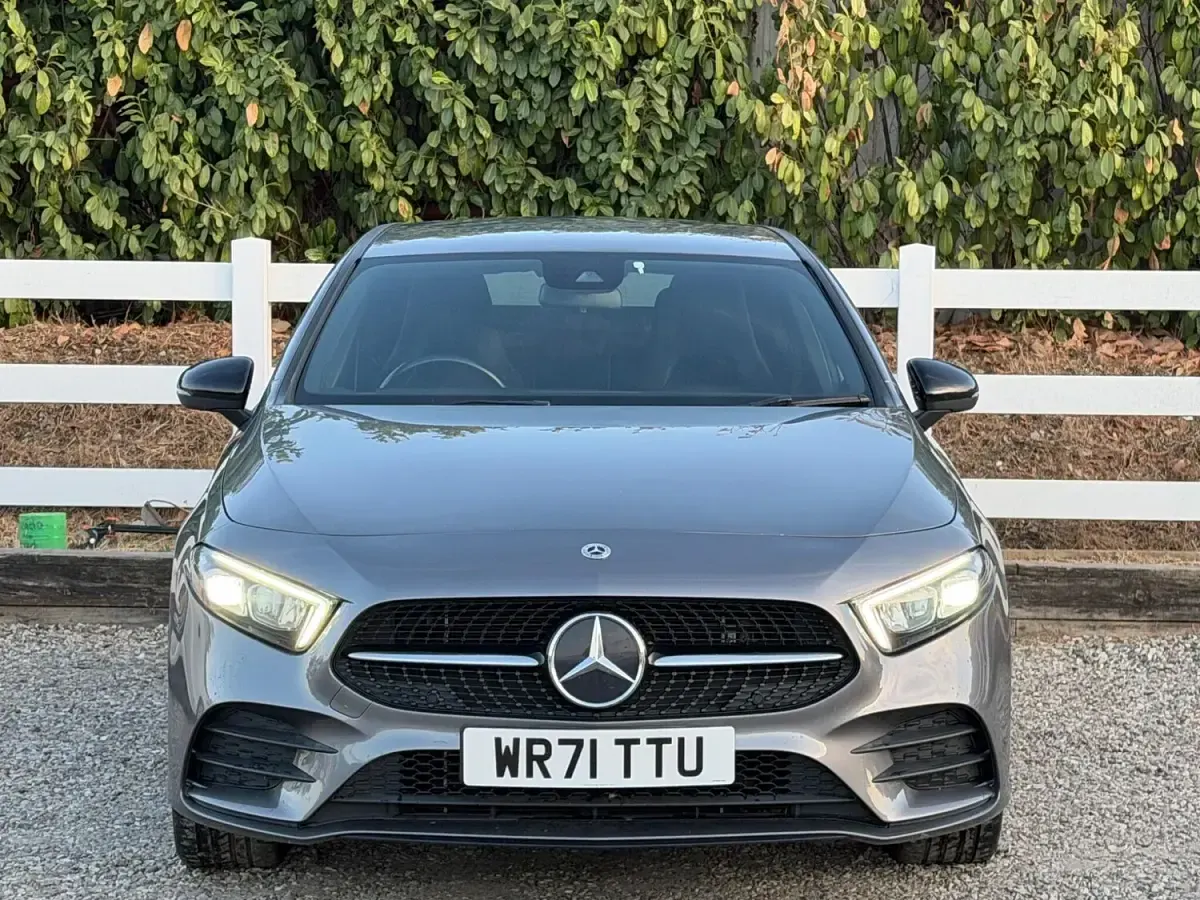 Used Mercedes A250 AMG line 214 HP (157 kW) 2022 Grey Hatchback