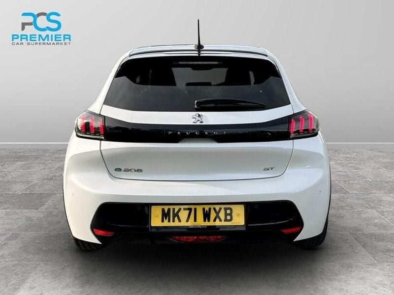 Used Peugeot e-208 GTi 100 kW (136 HP) 2021 White Hatchback