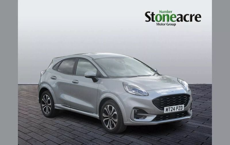 Silver Used 2024 Ford Puma ST-Line Hatchback | £17,499 (Fair price) - Image 1/4