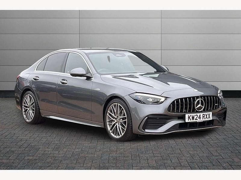Grey Used 2024 Mercedes C43 AMG Premium Sedan | £43,495 (Good price) - Image 1/4