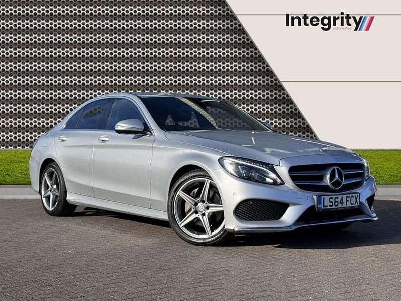 Silver Used 2014 Mercedes C220 AMG line Sedan | £9,000 (Expensive) - Image 1/4