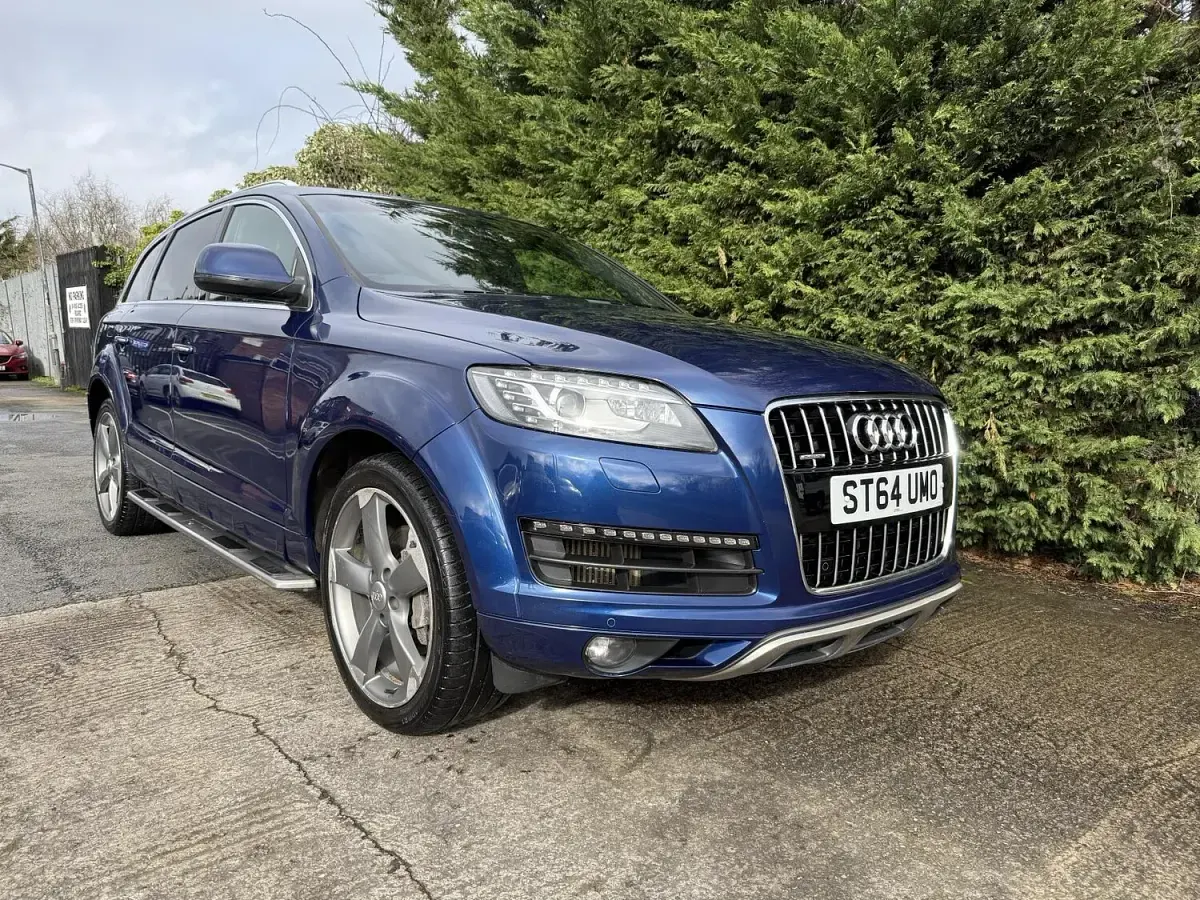 Used Audi Q7 S-Line 242 HP (177 kW) 2014 Blue SUV