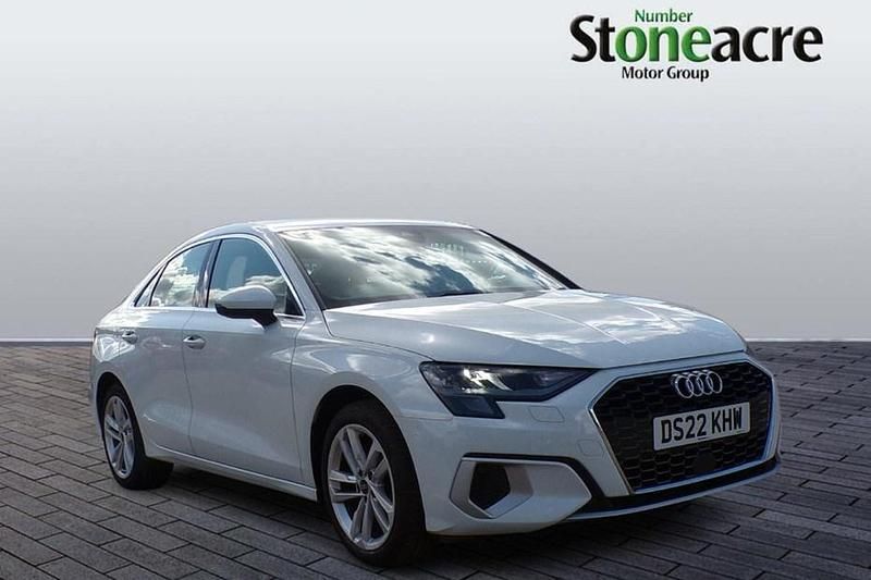 White Used 2022 Audi A3 Sport Sedan | £20,995 (Good price) - Image 1/1