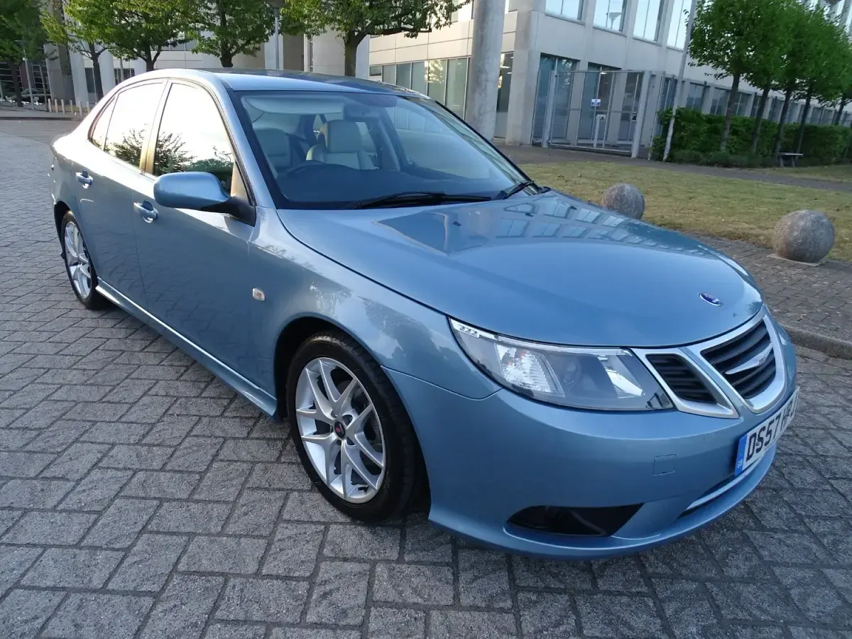 Begagnad Saab 9-3 Vector 2007 Blå Sedan