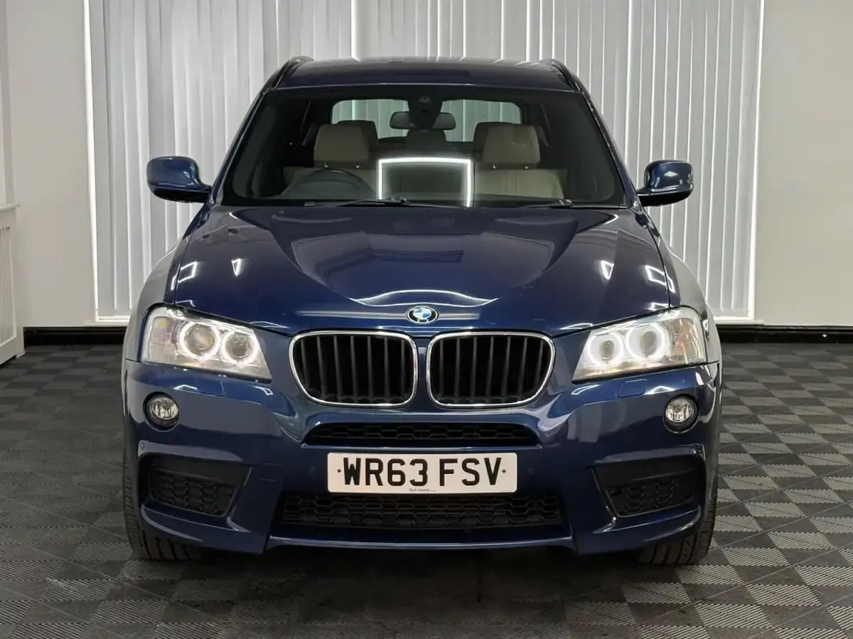 Used BMW X3 M Sport 184 HP (135 kW) 2013 Blue SUV