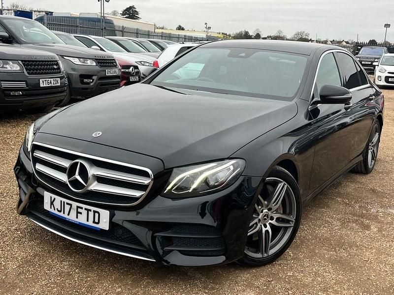Used Mercedes E350 AMG line 2017 Black Sedan