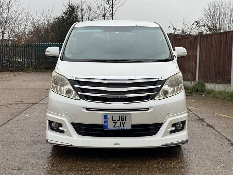 Begagnad Toyota Alphard 2012 Vit Minibuss