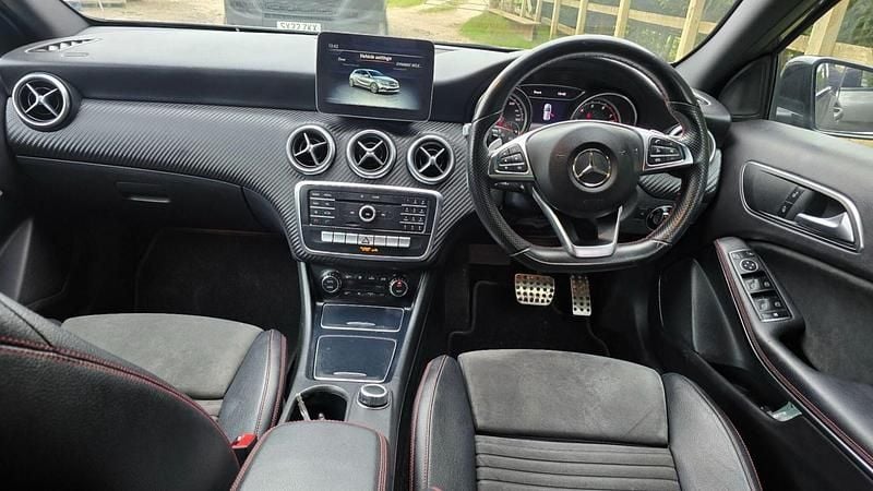 Used Mercedes A200 AMG line 156 HP (114 kW) 2018 Grey Hatchback
