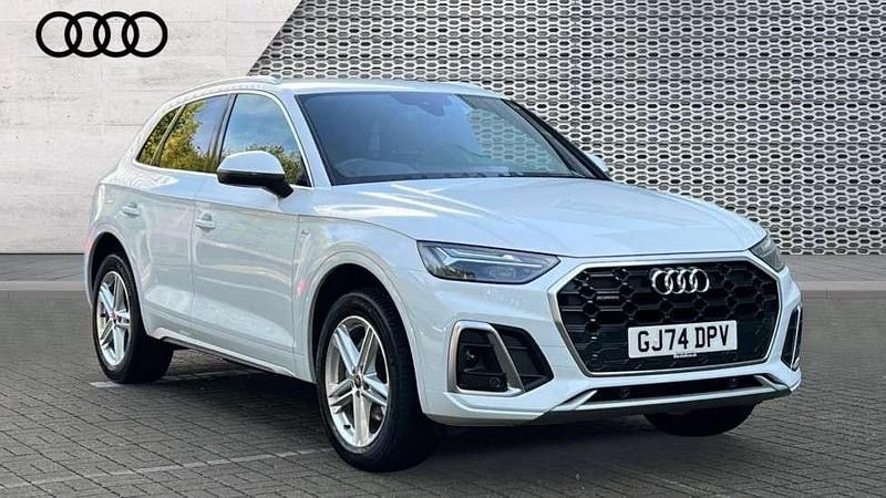 White Used 2024 Audi Q5 S-Line SUV | £36,001 (Fair price) - Image 1/4