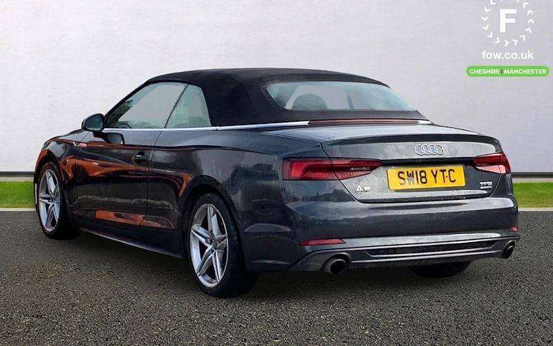 Usado Audi A5 Cabriolet S-Line 252 HP (185 kW) 2018 Cinzento Cabrios