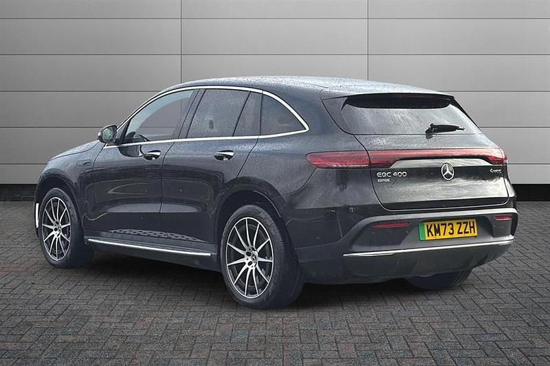 Used Mercedes EQC400 AMG line 300 kW (408 HP) 2023 Obsidian black SUV