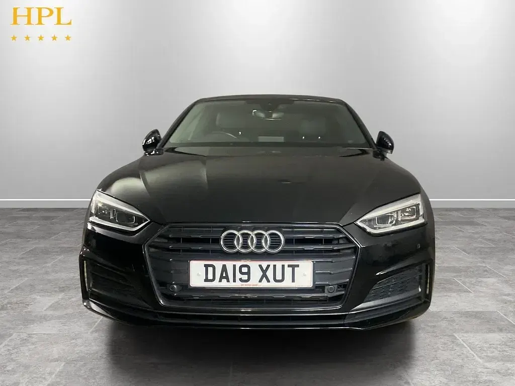 Used Audi A5 Black Edition 190 HP (139 kW) 2019 Black Coupe