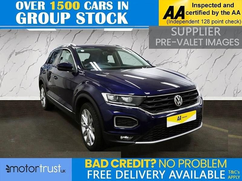 Used VW T-Roc SEL 150 HP (110 kW) 2019 Blue SUV