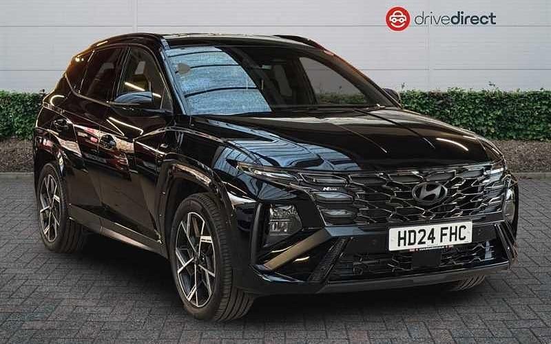 Black Used 2024 Hyundai Tucson N Line SUV | £27,550 (Expensive) - Image 1/4