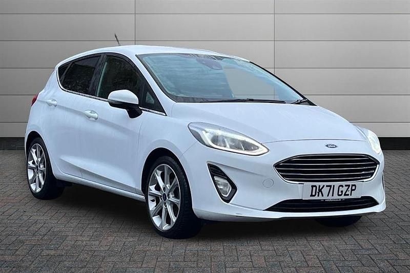 Frozen white Used 2021 Ford Fiesta Titanium X Hatchback | £11,800 (Fair price) - Image 1/4