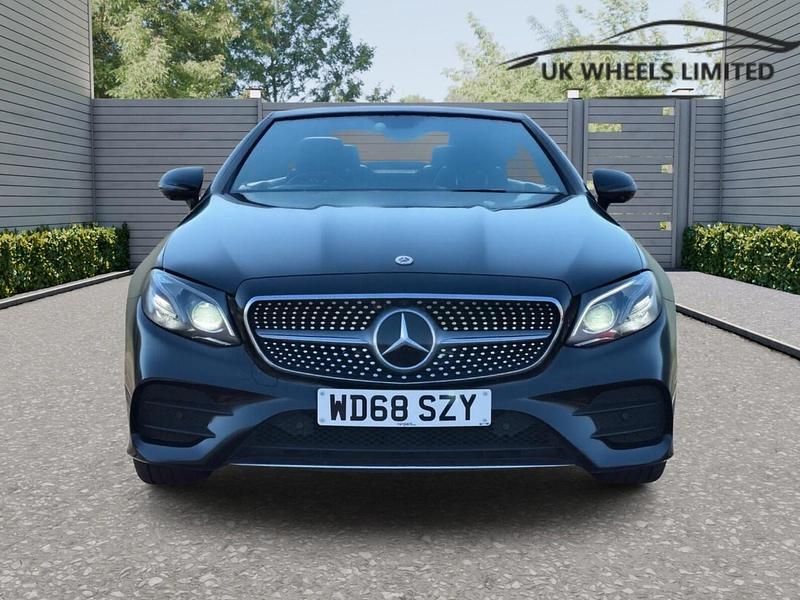 Used Mercedes E220 AMG line 2019 Black Cabriolet