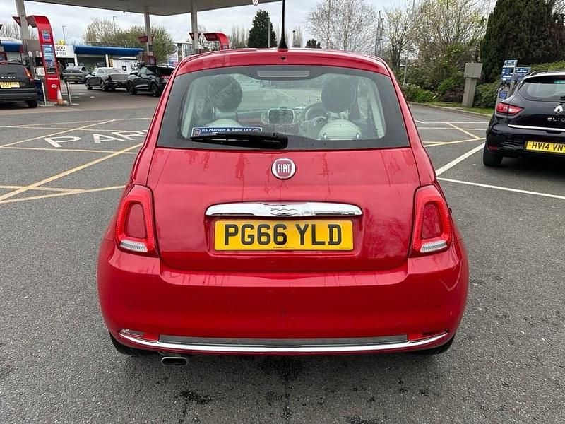 Used Fiat 500 Lounge 69 HP (50 kW) 2017 Red Hatchback