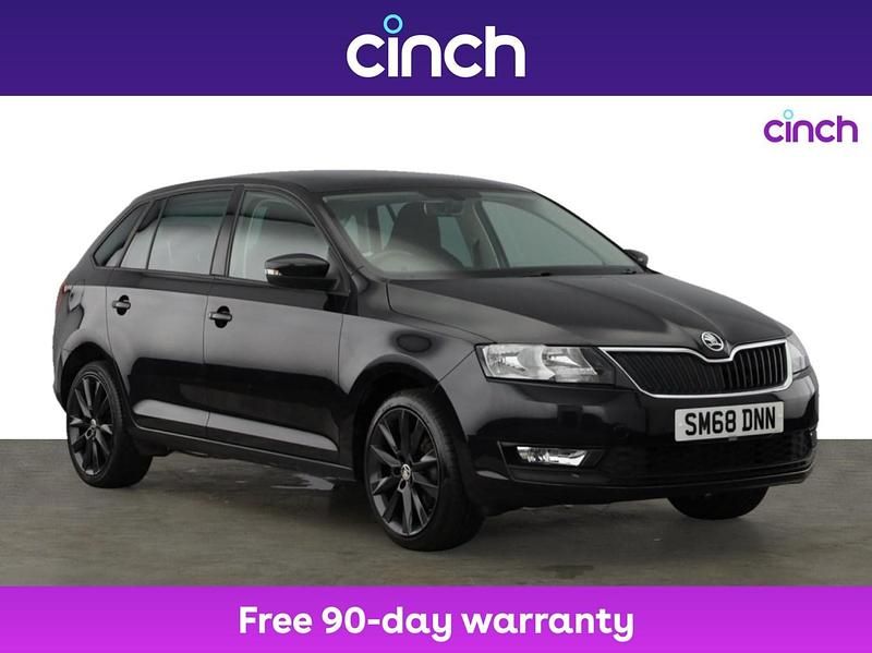 Black Used 2018 Skoda Rapid Sport Hatchback | £8,499 (Fair price) - Image 1/3