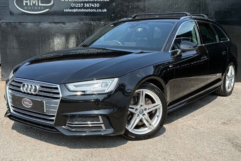 Black Used 2017 Audi A4 S-Line Estate | £11,495 (Fair price) - Image 1/1