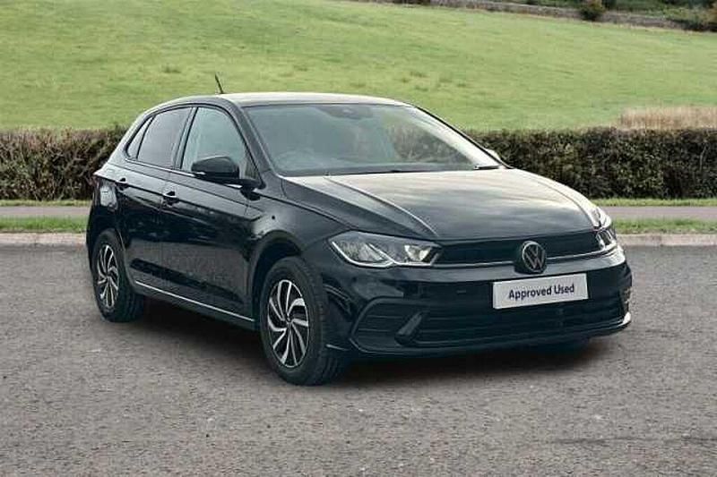 Used VW Polo Life 95 HP (69 kW) 2025 Black Hatchback