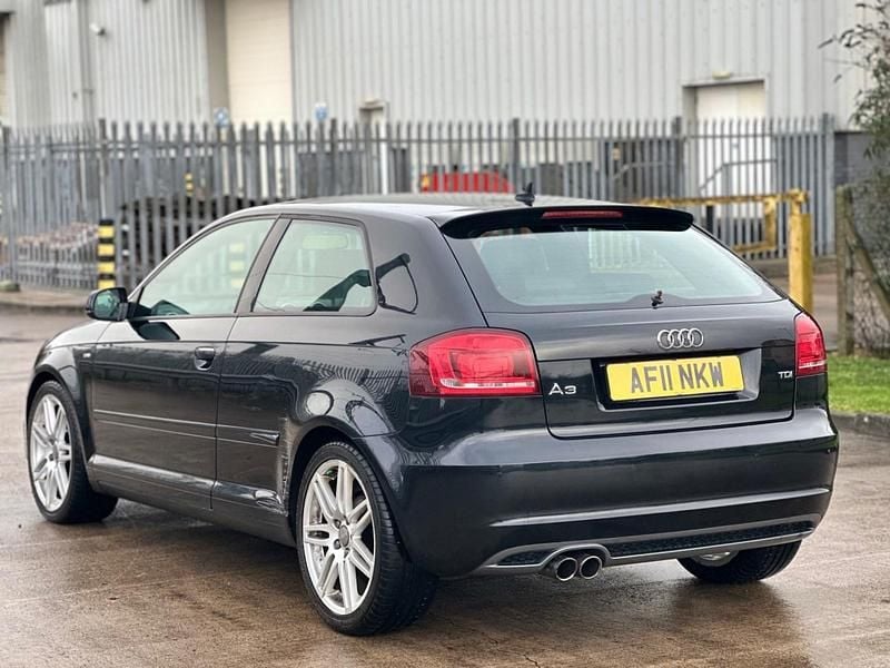 Used Audi A3 S-Line 2011 Black Hatchback