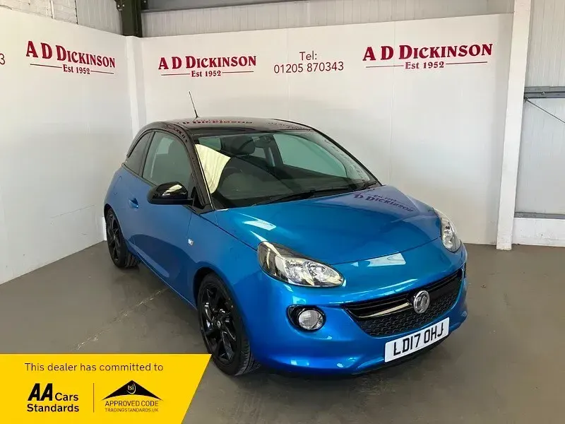 Used Vauxhall Adam 2017 Blue Hatchback
