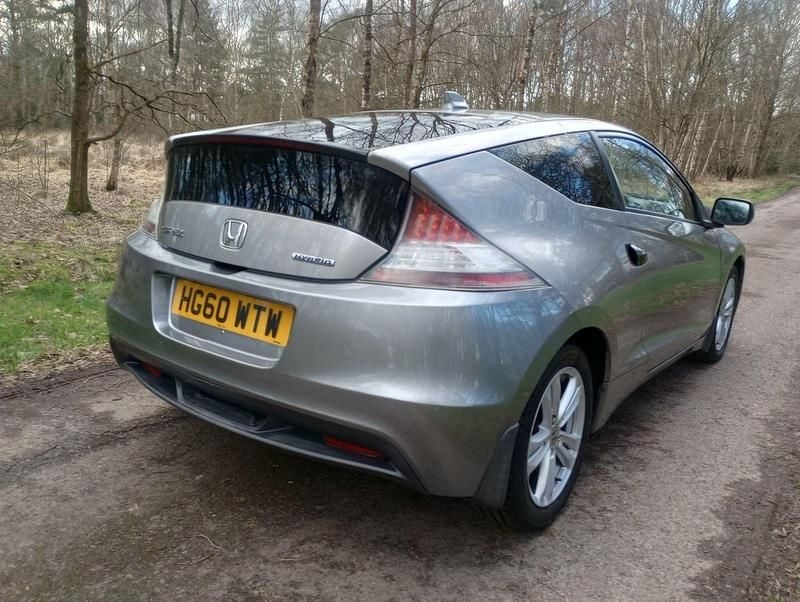 Used Honda CR-Z Hybrid 114 HP (83 kW) 2011 Silver Coupe