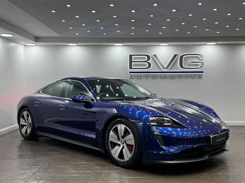 Used Porsche Taycan Performance Package 419 kW (571 HP) 2020 Blue Sedan