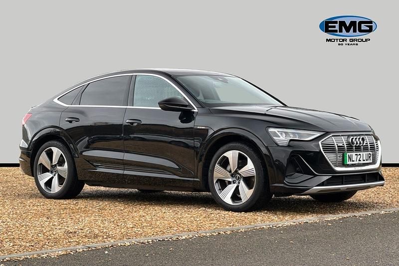 Black Used 2022 Audi e-tron Sportback S-Line SUV | £25,395 (Super price) - Image 1/3