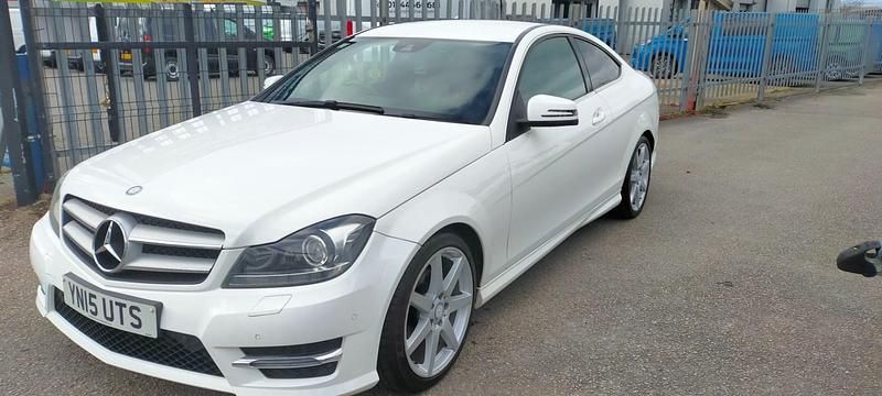 Used Mercedes C250 Sport Edition 2015 White Coupe