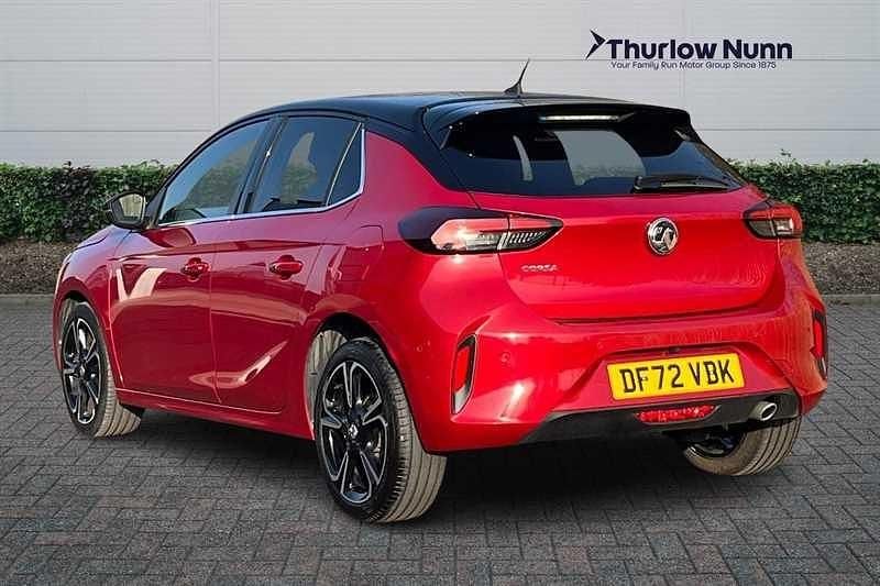 Used Vauxhall Corsa Ultimate 100 HP (73 kW) 2023 Crimson red metallic Hatchback