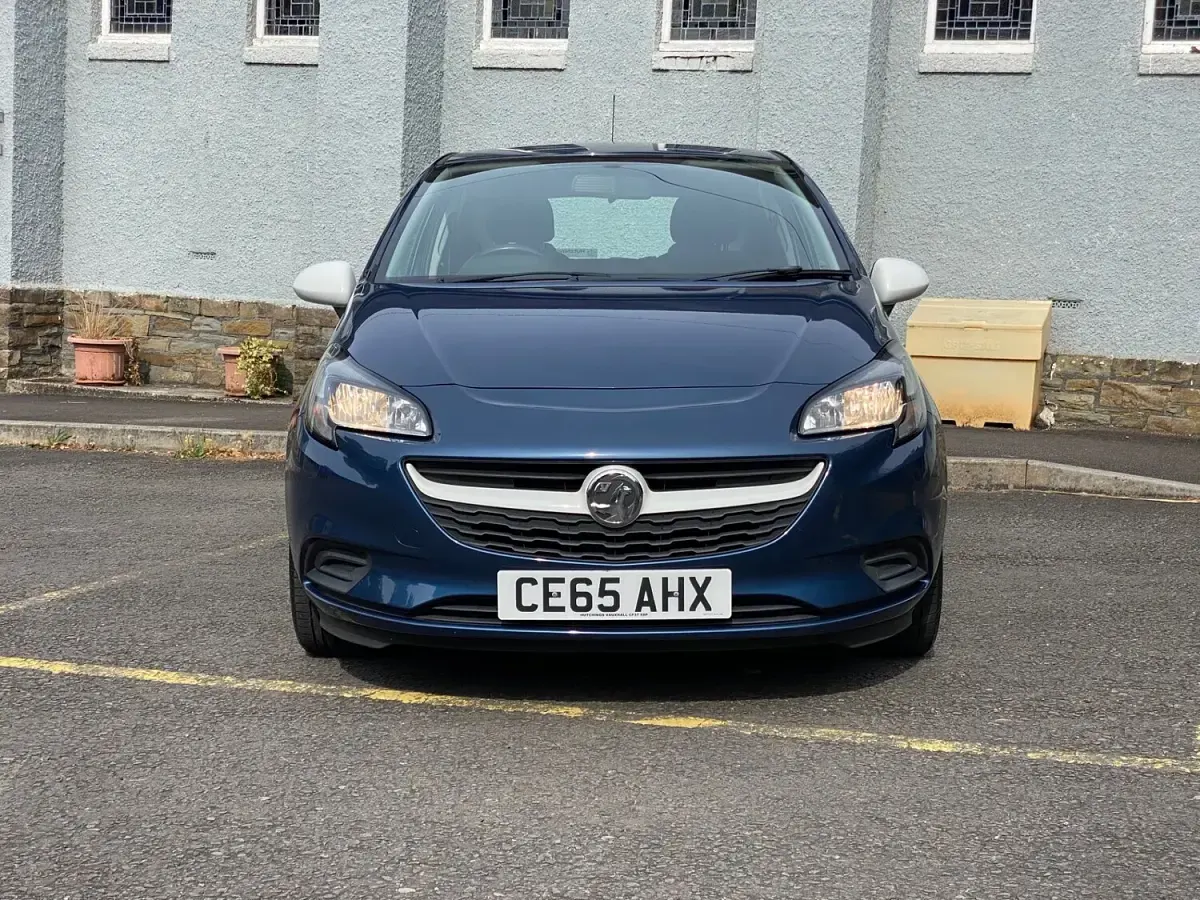 Used Vauxhall Corsa 69 HP (50 kW) 2015 Blue Hatchback