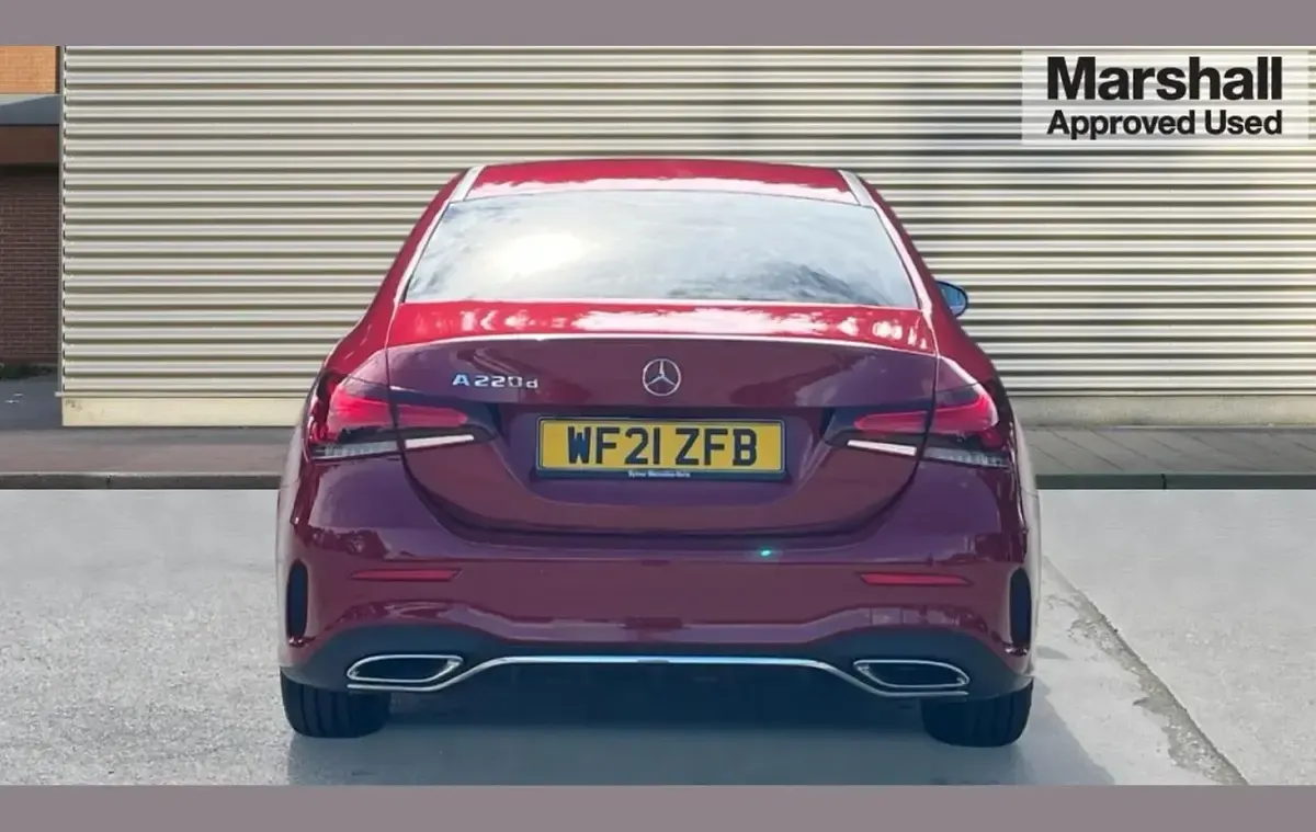 Used Mercedes A220 Executive 190 HP (139 kW) 2021 Red Sedan