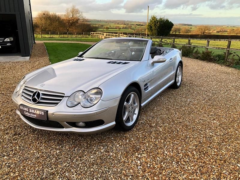 Used Mercedes SL55 AMG AMG 2002 Silver Cabriolet