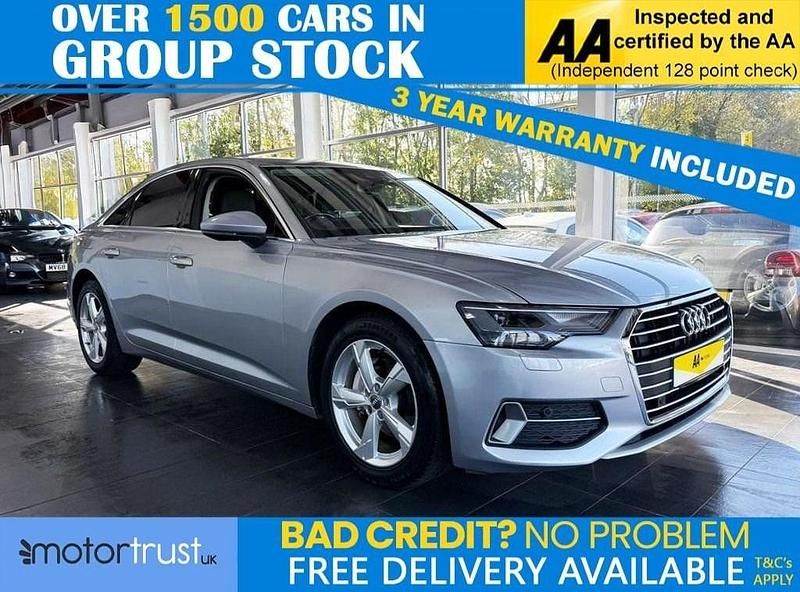 Silver Used 2018 Audi A6 Sport Sedan | £16,795 (Good price) - Image 1/2