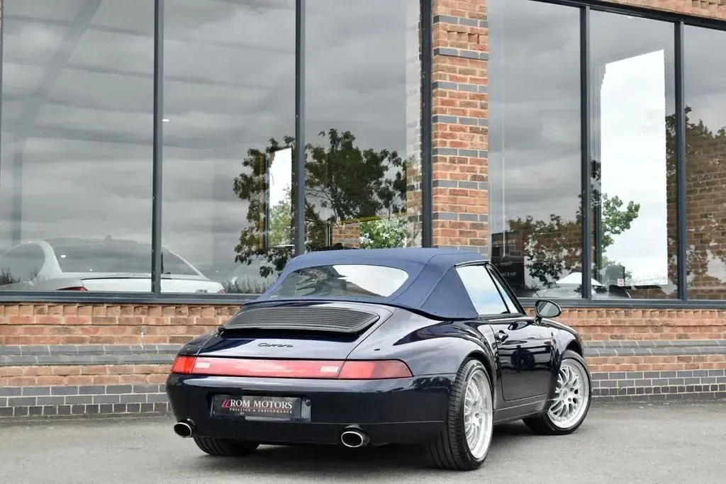 Used Porsche 993 200 HP (147 kW) 1995 Blue Cabriolet