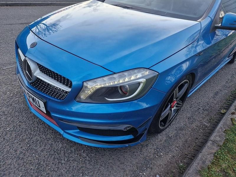 Used Mercedes A250 AMG 2014 Blue Hatchback